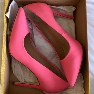Hot Pink Pumps